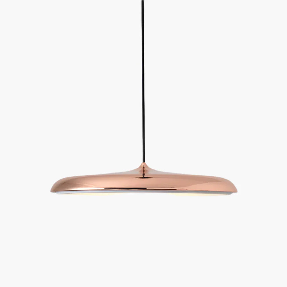 Lampa wisząca skandynawska – Nowoczesny design – Drewno i metal – Do salonu lub jadalni