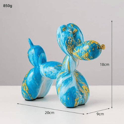 Dekoracyjna figurka w artystycznym stylu - Pies B