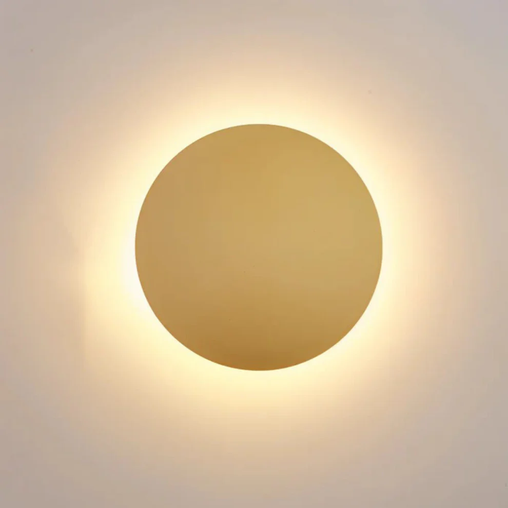 Okrągła Lampa Ścienna LED – Nowoczesne i Minimalistyczne Oświetlenie do Wnętrz