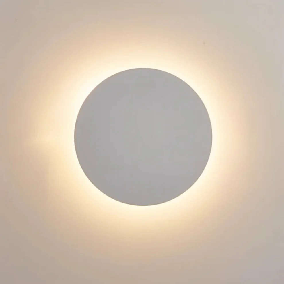 Okrągła Lampa Ścienna LED – Nowoczesne i Minimalistyczne Oświetlenie do Wnętrz