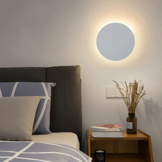 Okrągła Lampa Ścienna LED – Nowoczesne i Minimalistyczne Oświetlenie do Wnętrz