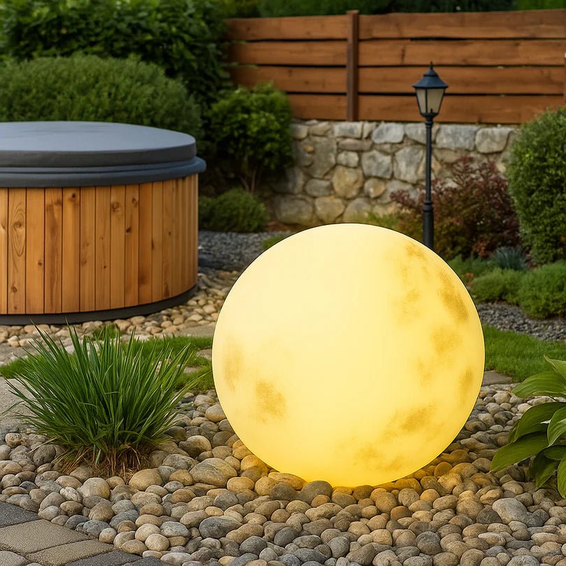 Lampa Kula z Żywicy i Włókna Szklanego - ∅ 15 (energia słoneczna)