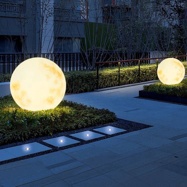 Lampa Kula z Żywicy i Włókna Szklanego - ∅ 15 (energia słoneczna)