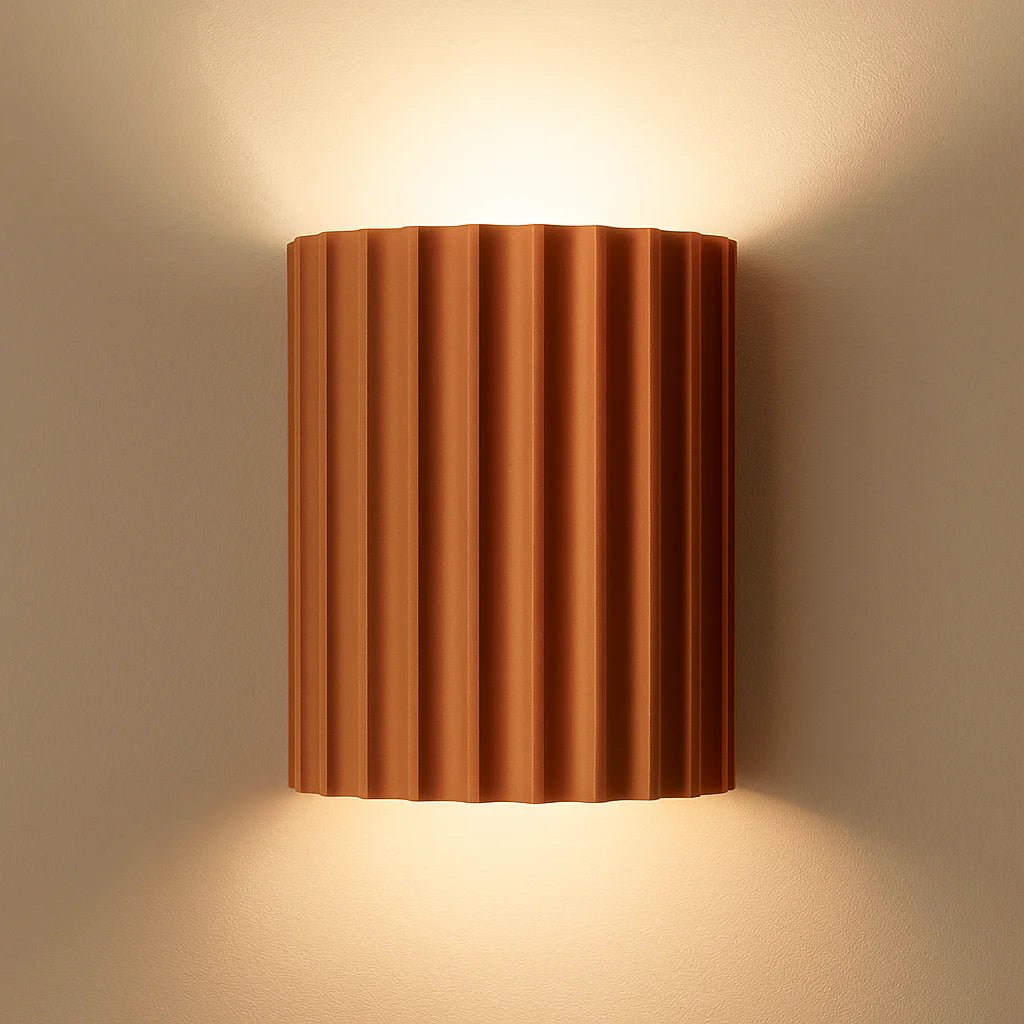 Lampa Ścienna LED z Żywicy - Pomarańcza