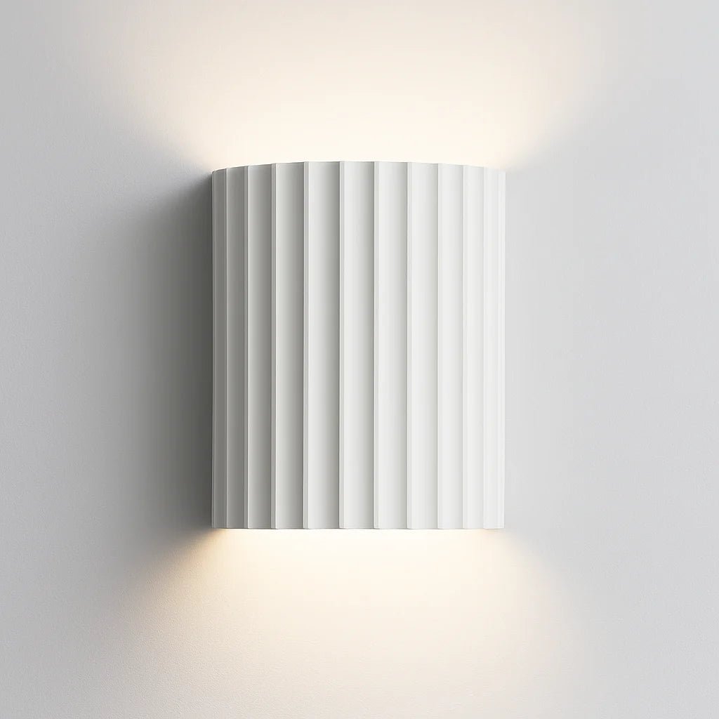Lampa Ścienna LED z Żywicy - Biały