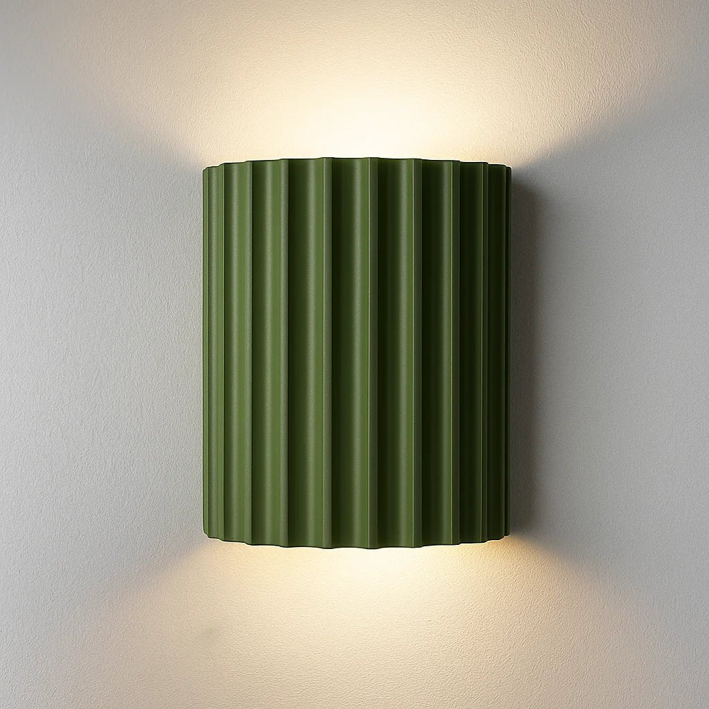 Lampa Ścienna LED z Żywicy - Zielony