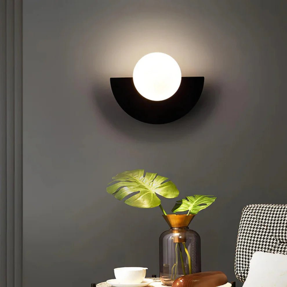 Lampa ścienna – Nowoczesny design do salonu i korytarza - Czarny