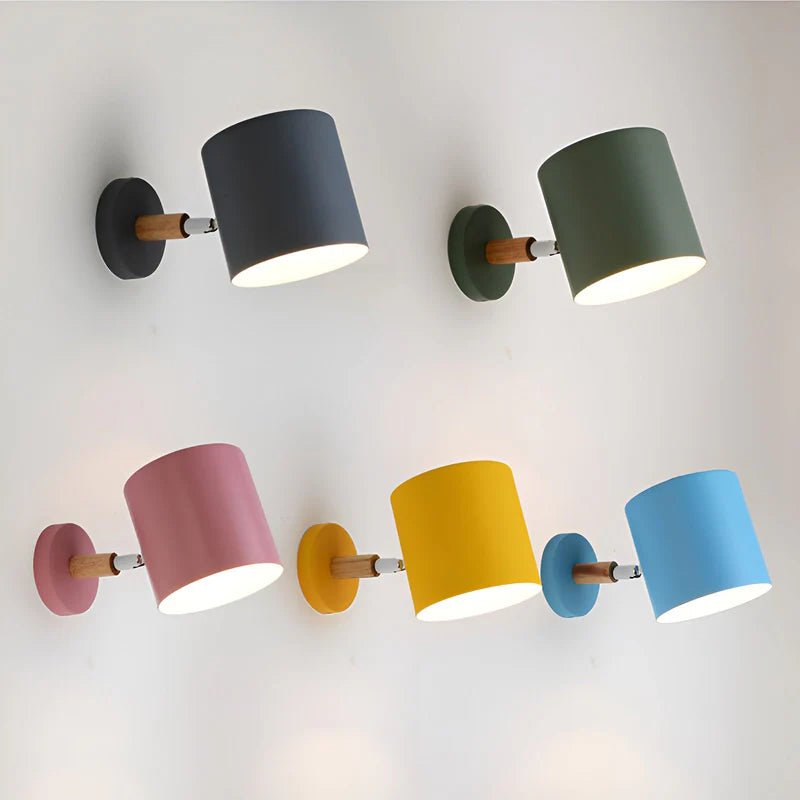 Lampa ścienna z regulowanym kloszem - Zielony