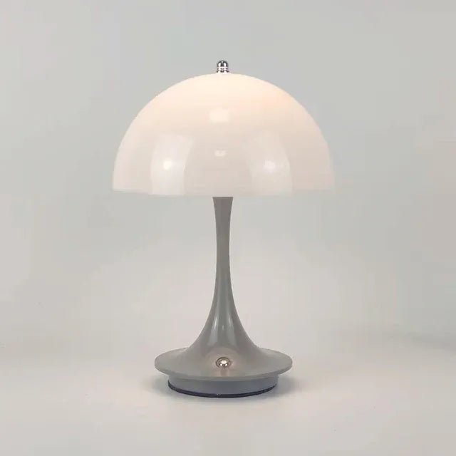 Lampa stołowa bezprzewodowa – oświetlenie bez kabla - Szary