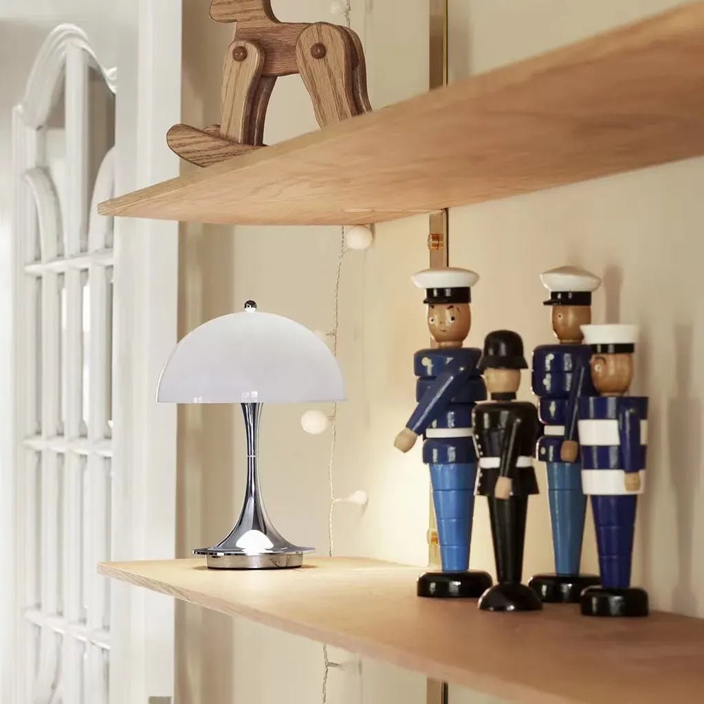 Lampa stołowa bezprzewodowa – oświetlenie bez kabla - Intensywny pomarańczowy