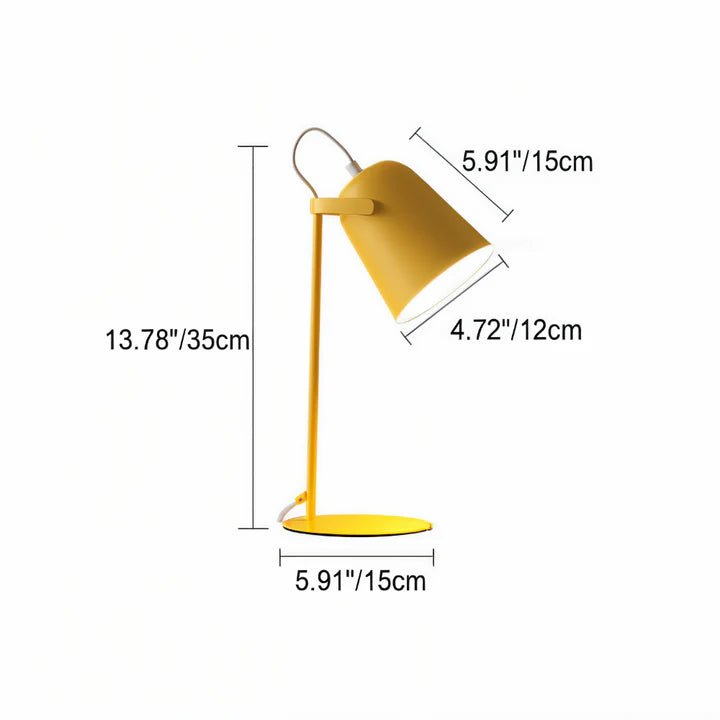 Lampa stołowa w stylu makaronowym - Szary