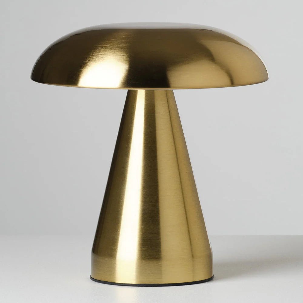 Lampa Stołowa w Stylu Retro z Nowoczesnym LED - Złoty