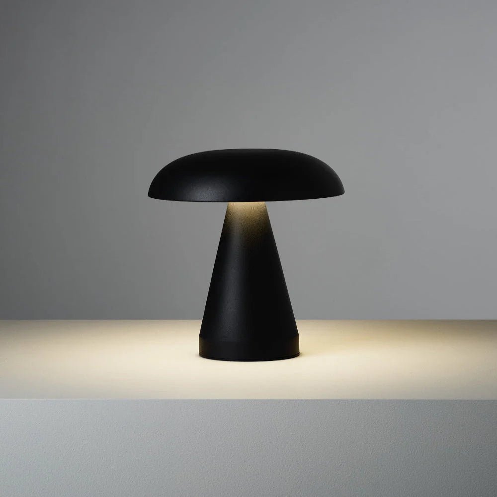 Lampa Stołowa w Stylu Retro z Nowoczesnym LED - Czarny