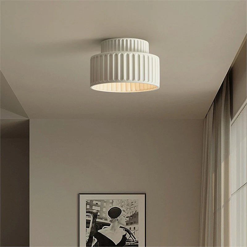 Lampa Stołowa z Żywicy - Biały