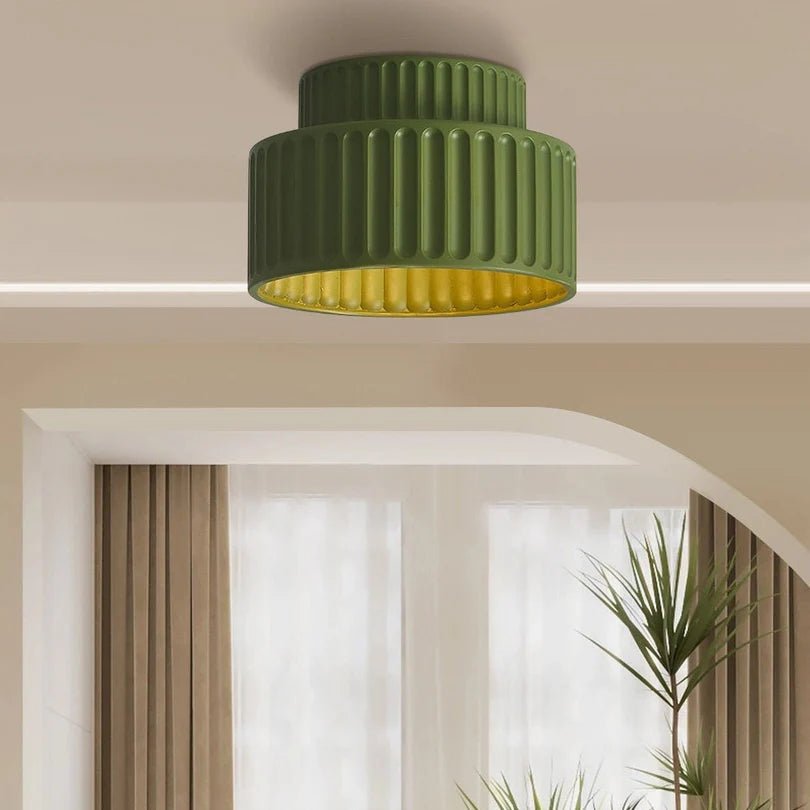 Lampa Stołowa z Żywicy - Zielony