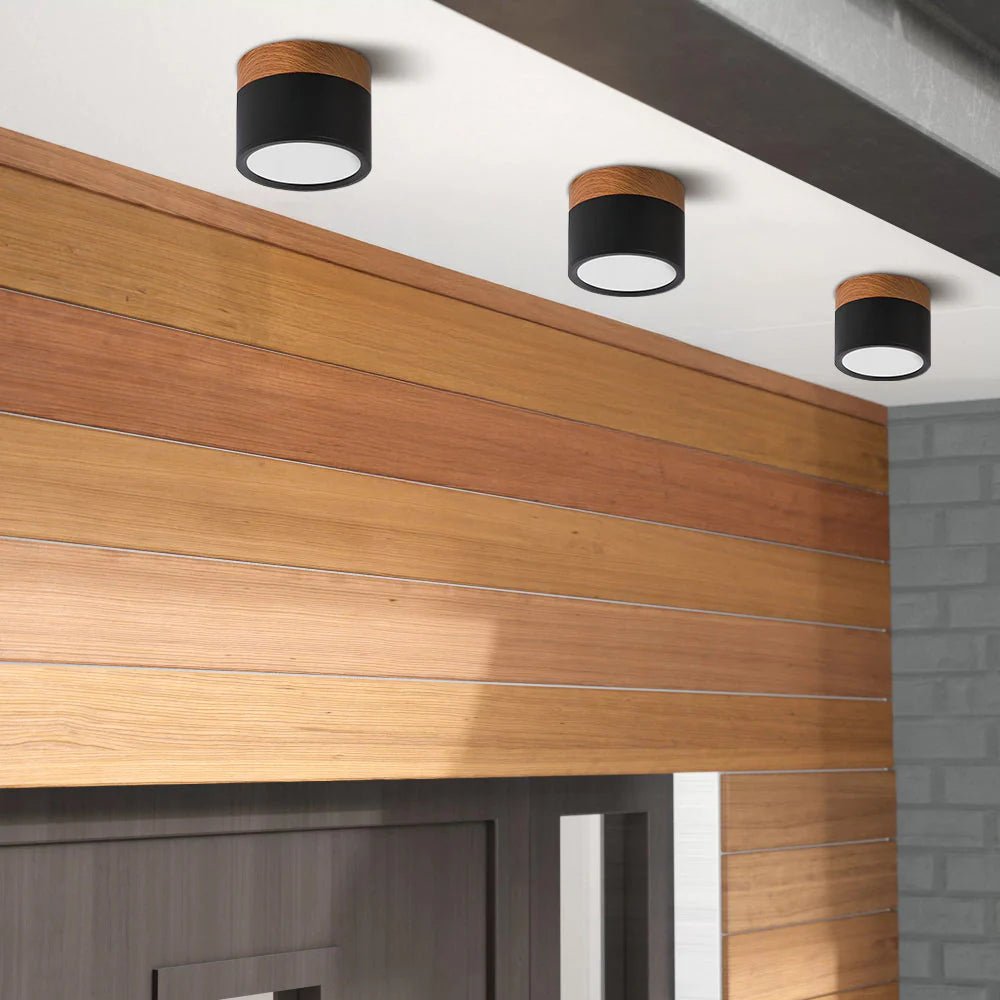 Lampa sufitowa aluminiowa LED - Ø7 x Wys. 6 cm