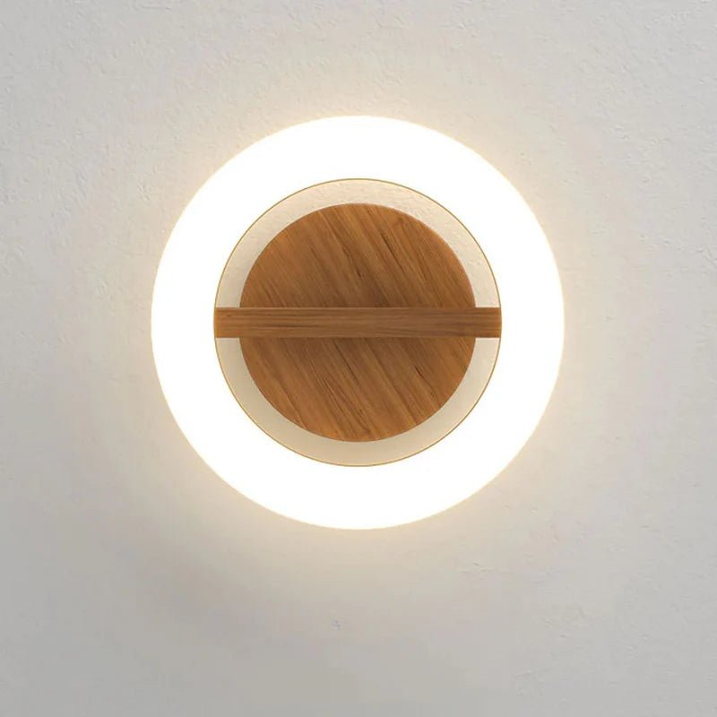 Lampa sufitowa metal i akryl - Kolor orzechowy