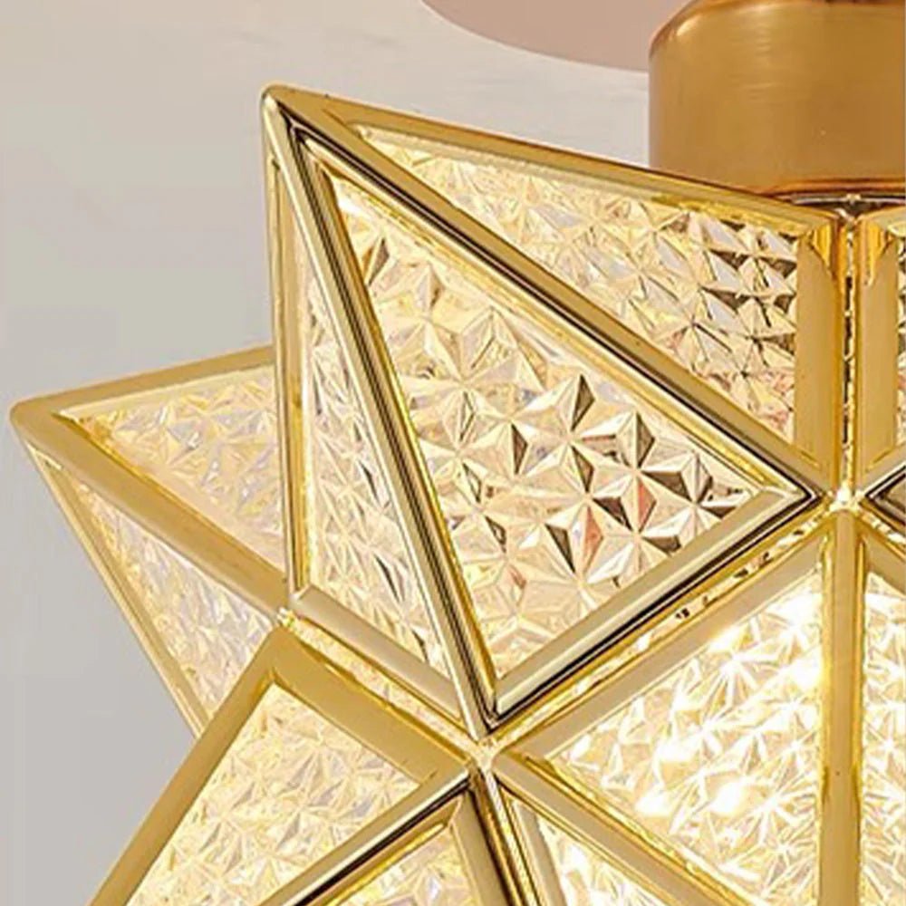 Lampa sufitowa z metalu i tworzywa sztucznego - Czarny