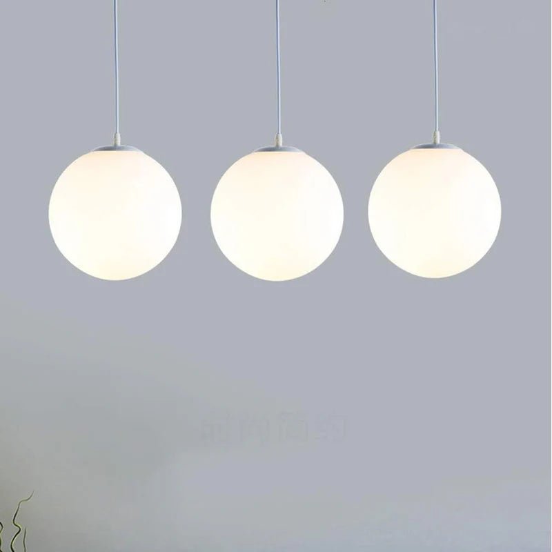 Lampa wisząca szklana - Srebrny