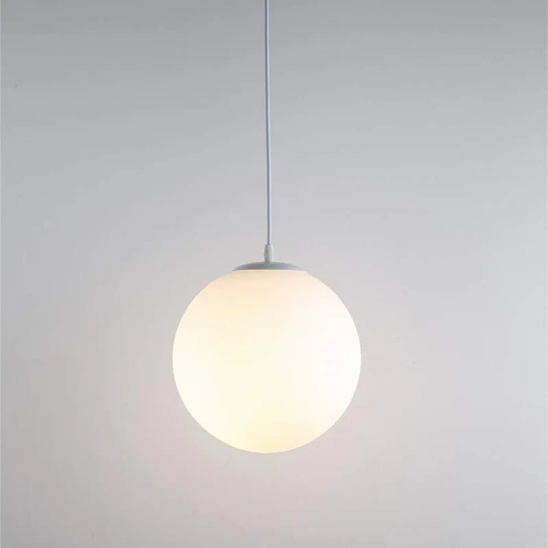 Lampa wisząca szklana - Biały