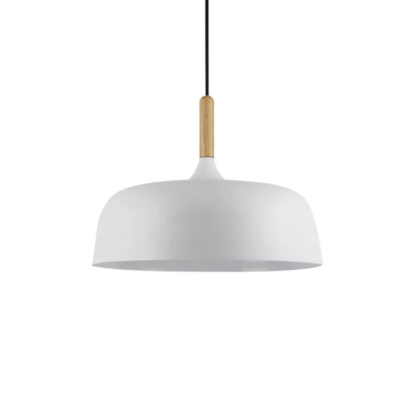Lampa wisząca w stylu skandynawskim o nowoczesnym wyglądzie - Biały