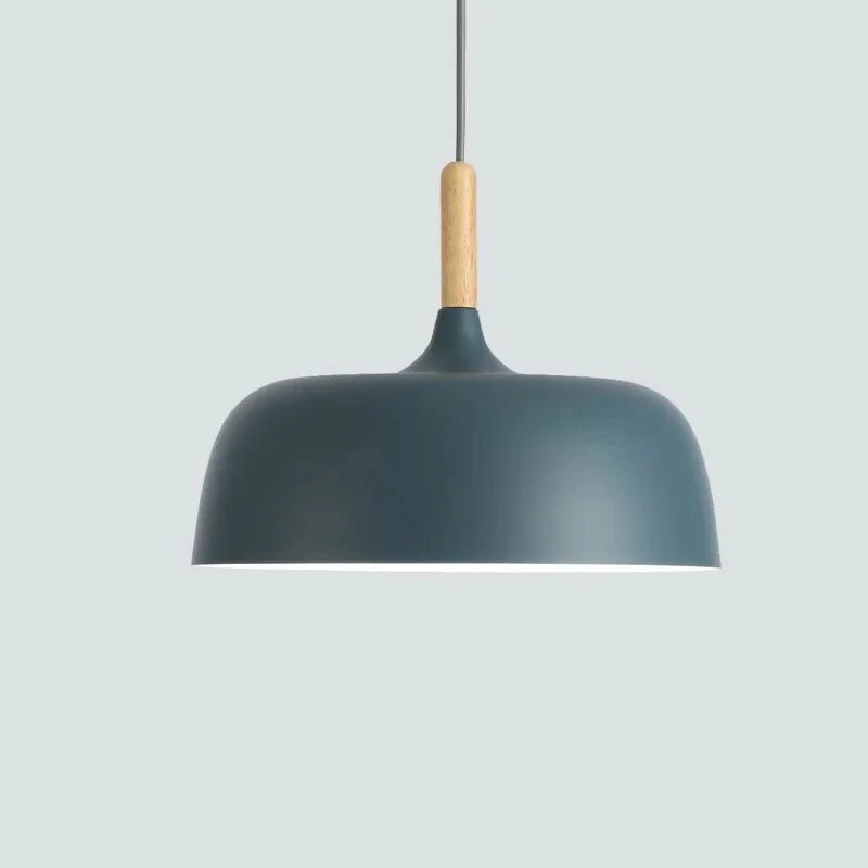Lampa wisząca w stylu skandynawskim o nowoczesnym wyglądzie - Niebieski