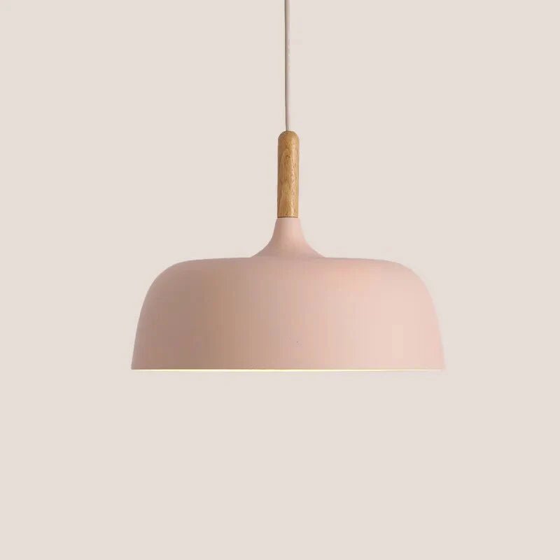 Lampa wisząca w stylu skandynawskim o nowoczesnym wyglądzie - Różowy
