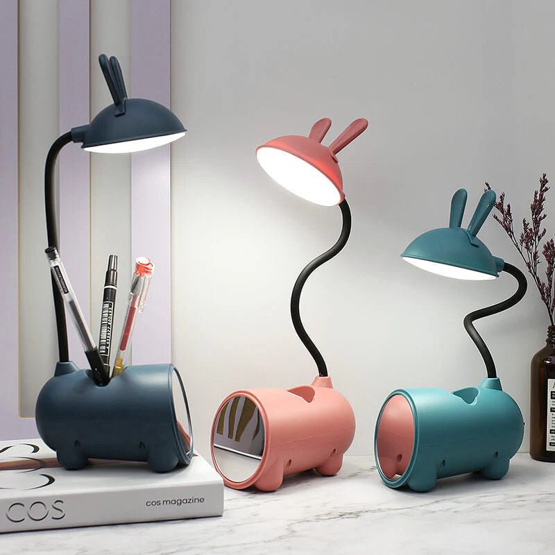 Lampka biurkowa dla dzieci o zabawnym designie - Niebieski