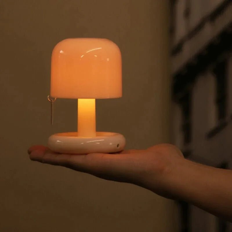 Mini Lampa Stołowa – Styl Zachód Słońca -