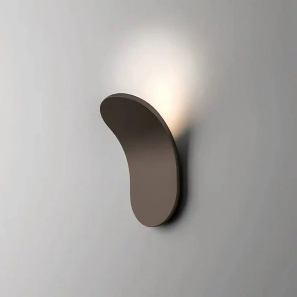 Nowoczesna lampa ścienna okrągła - Czarny