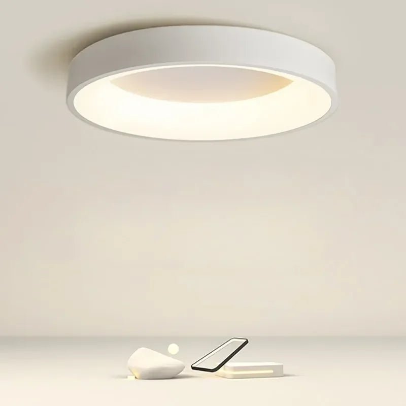 Okrągła lampa sufitowa LED z dwiema barwami światła - Biały