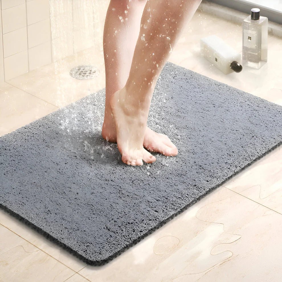 Plastikowa Mata Prysznicowa – Antypoślizgowa i Szybkoschnąca - khaki