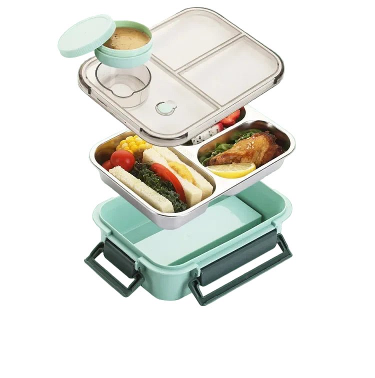 Pojemnik na Żywność z Funkcją Izolacji - Zielony