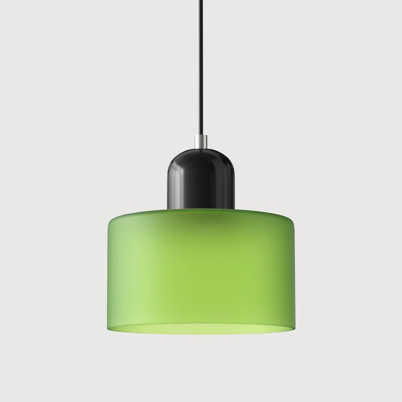 Szklana Lampa Wisząca - Jasnozielony