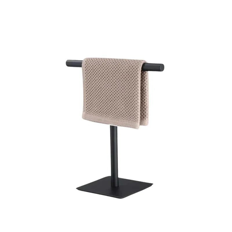 Wolnostojący wieszak na ręczniki - Czarny