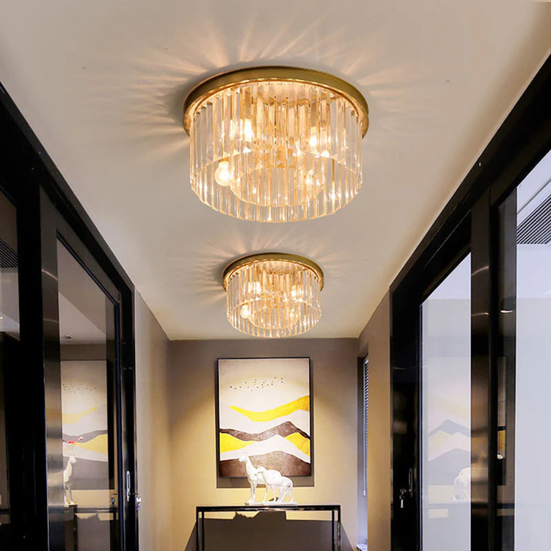 Lampa sufitowa kryształowa