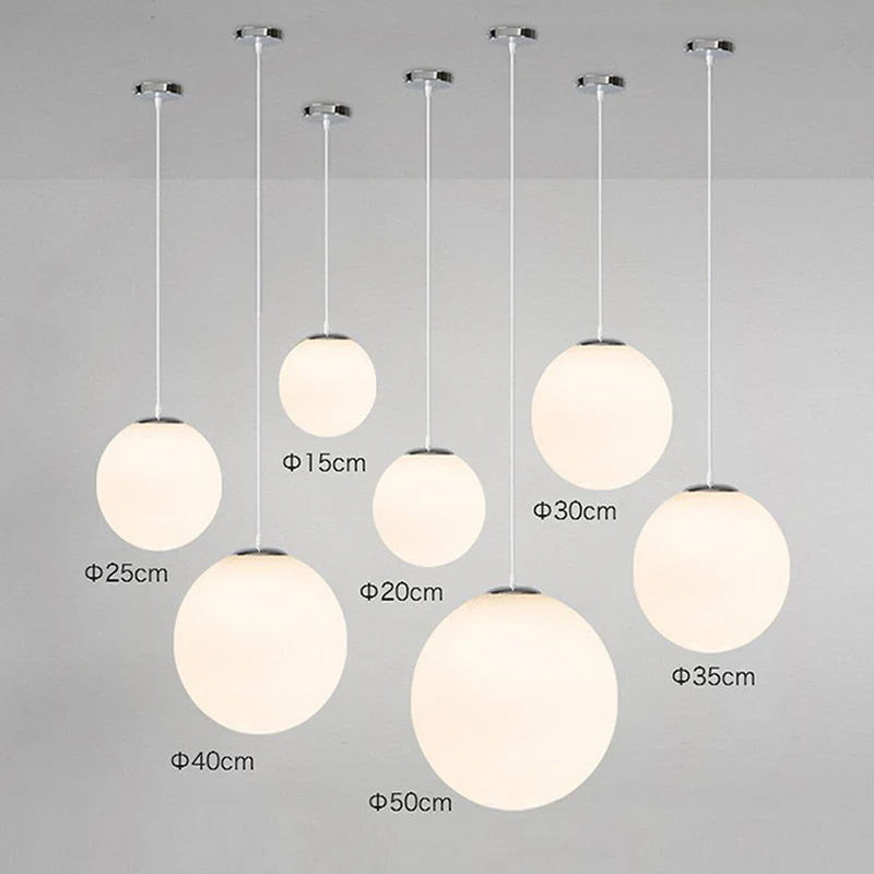 Lampa wisząca szklana