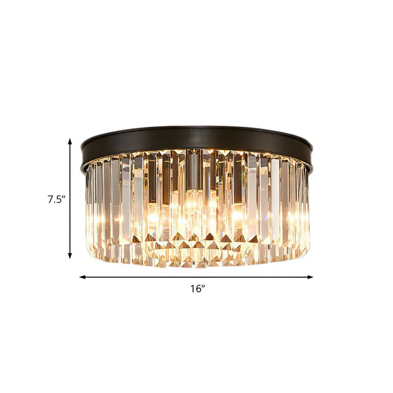 Lampa sufitowa kryształowa