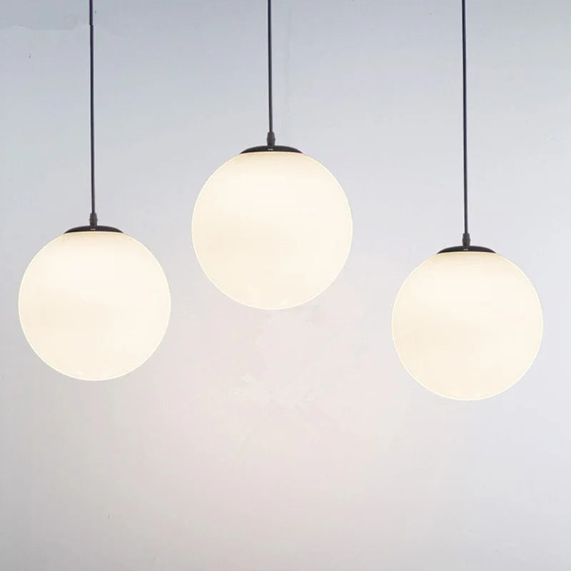 Lampa wisząca szklana