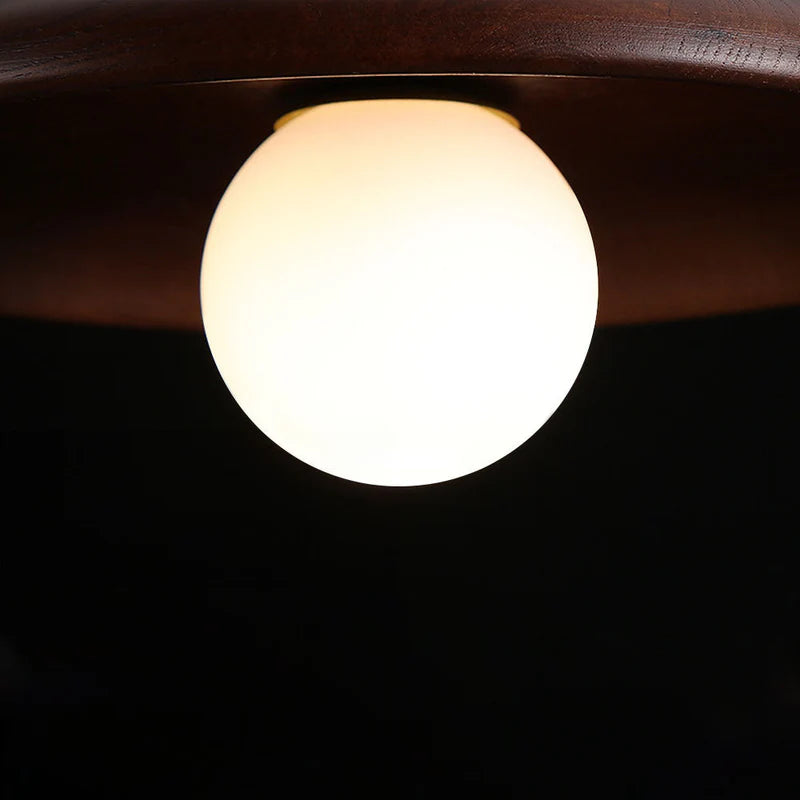 Lampa sufitowa drewno