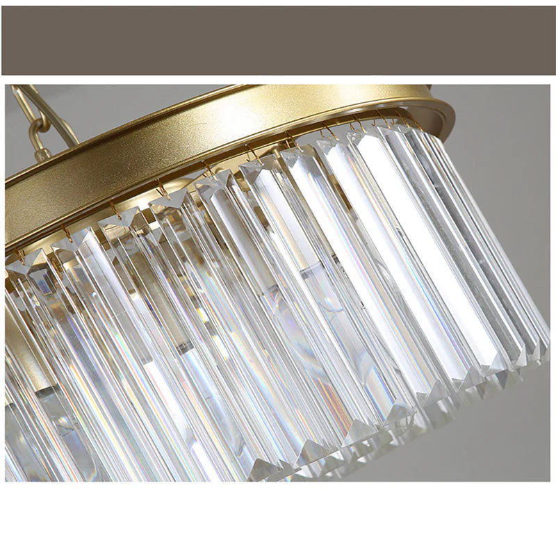 Lampa sufitowa kryształowa