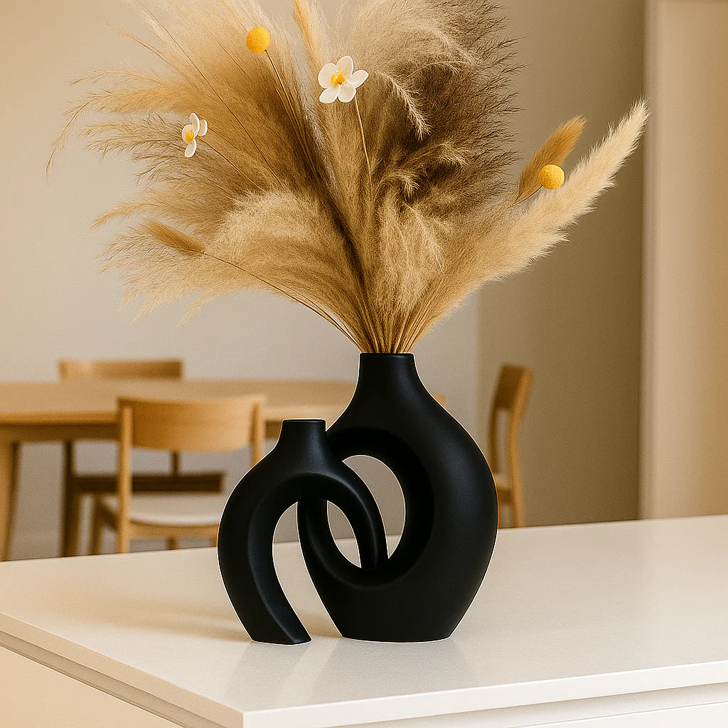 Wazony ceramiczne – zestaw 2 sztuki