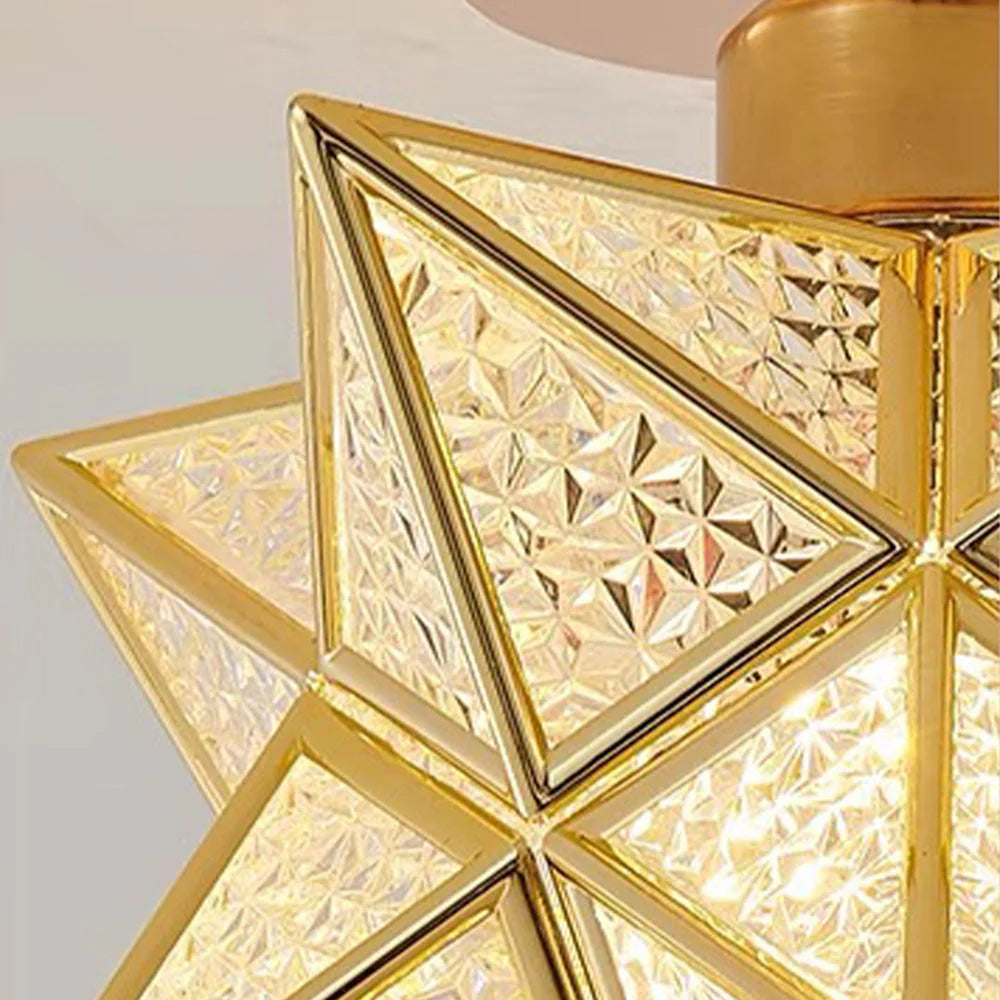 Lampa sufitowa z metalu i tworzywa sztucznego