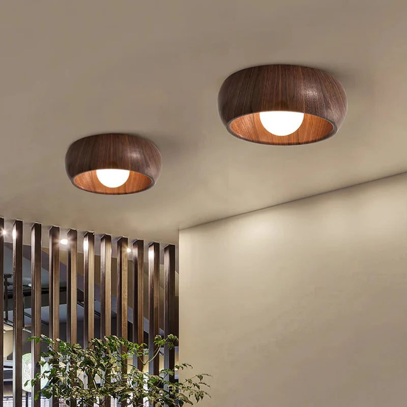 Lampa sufitowa szkło i metal