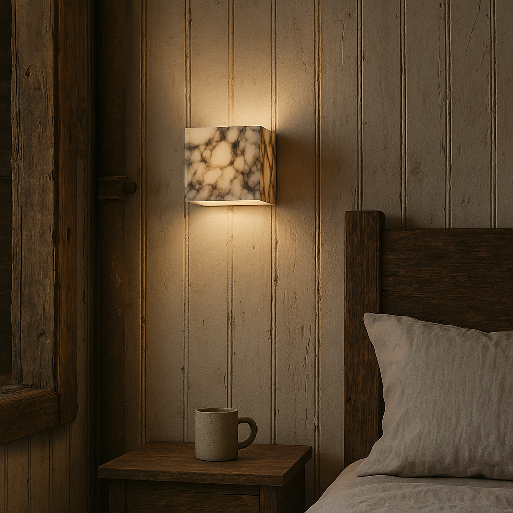 Kinkiet z kamienia naturalnego LED