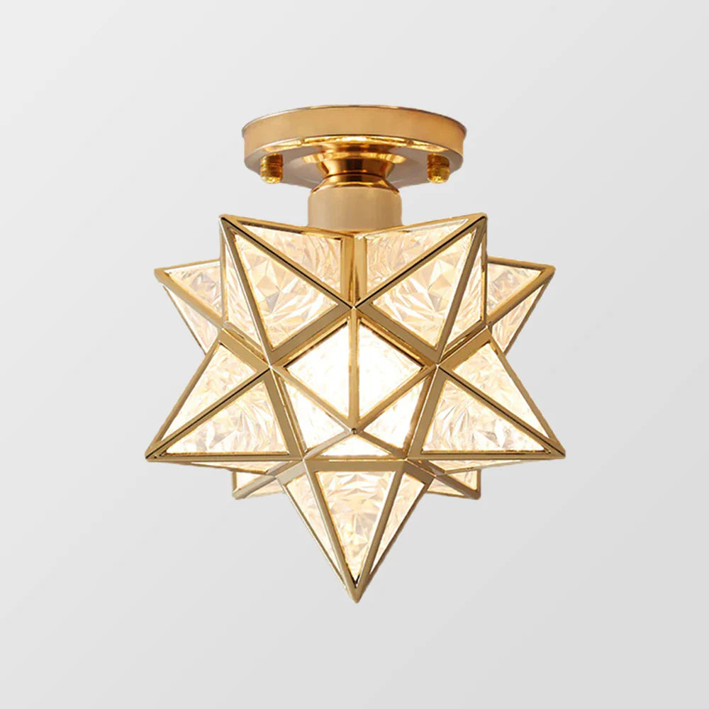 Lampa sufitowa z metalu i tworzywa sztucznego
