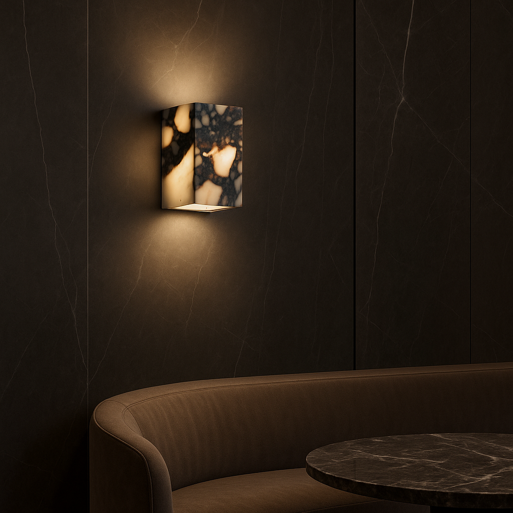 Kinkiet z kamienia naturalnego LED