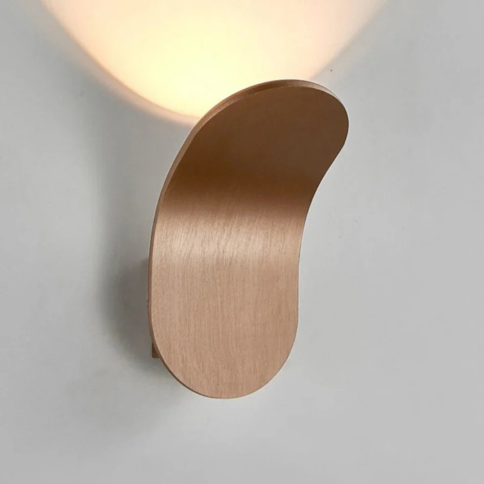 Nowoczesna lampa ścienna okrągła