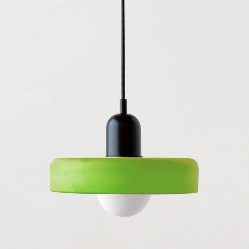 Lampa Wisząca ze Szkła i Metalu
