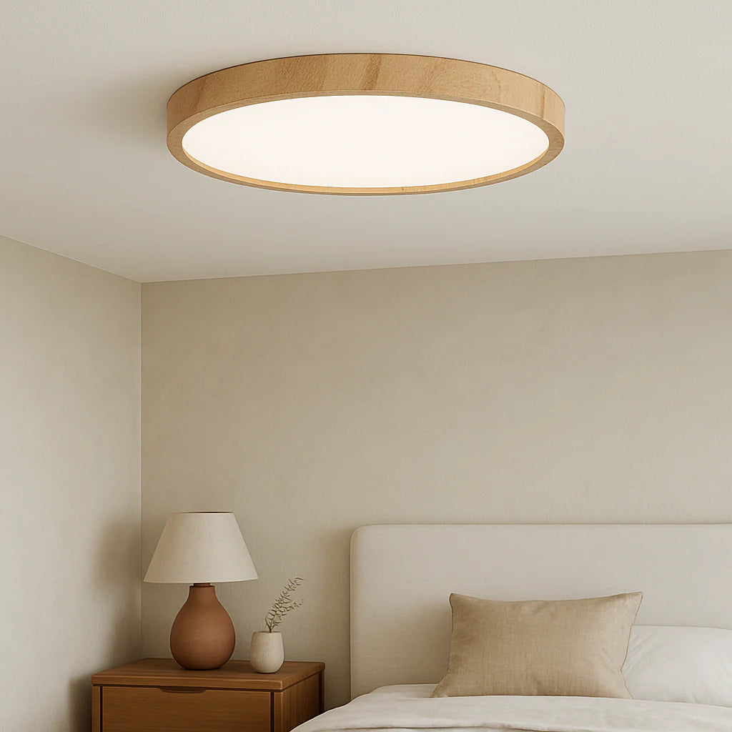 Okrągła lampa sufitowa PVC
